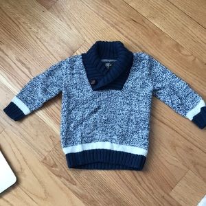 H&M blue baby sweater